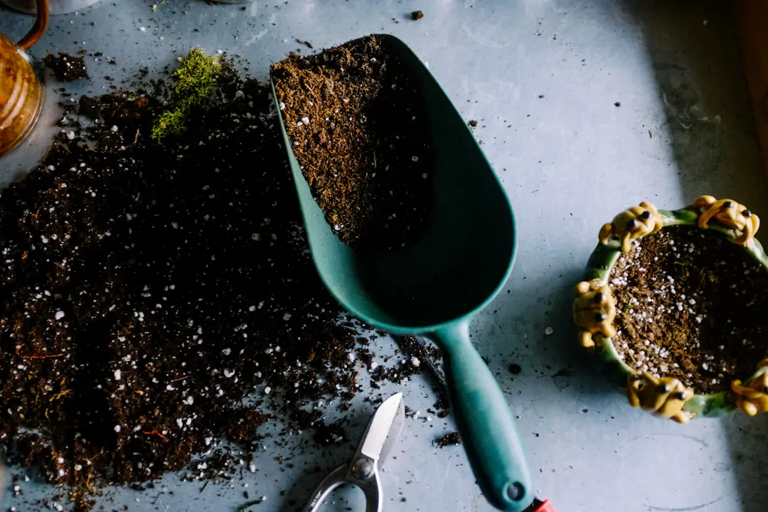 Voisins de tous âges aménageant ensemble des bacs potagers dans un jardin partagé verdoyant
