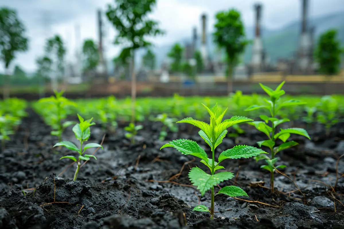 Noue végétalisée de jardin français avec carex, iris et joncs filtrant doucement les eaux de pluie